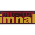 Staff Name Tag Embroidery Patch Red Fabric Black Lettering 10x4 cm