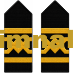 Seaman Captain Yacht Long Distance Captain Epaulet 1 Pair 12.5×6 cm