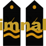Seaman Captain Yacht 2nd Class Radio Electronics Operator Epaulet 1 Pair 12.5×6 cm