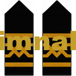 Seaman Captain Yacht Offshore Chief Engineer/Machinist Epaulet 1 Pair 12.5×6 cm