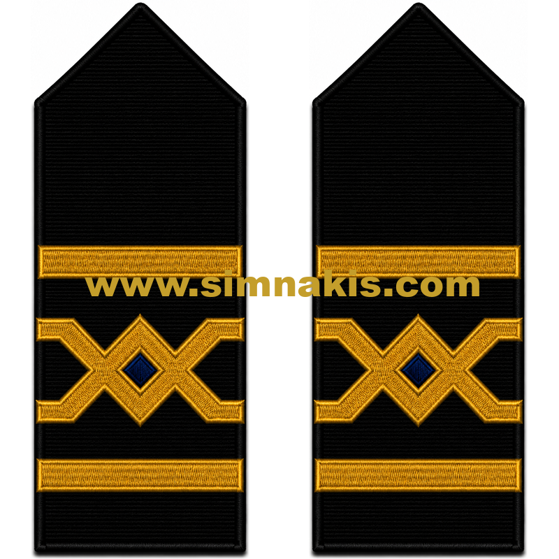 ffsfd Seaman Captain Yacht Offshore Chief Engineer/Machinist Epaulet 1 Pair 12.5×6 cm - Görsel 1