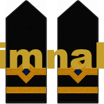Seaman Captain Yacht Second Engineer Epaulet 1 Pair 12.5×6 cm